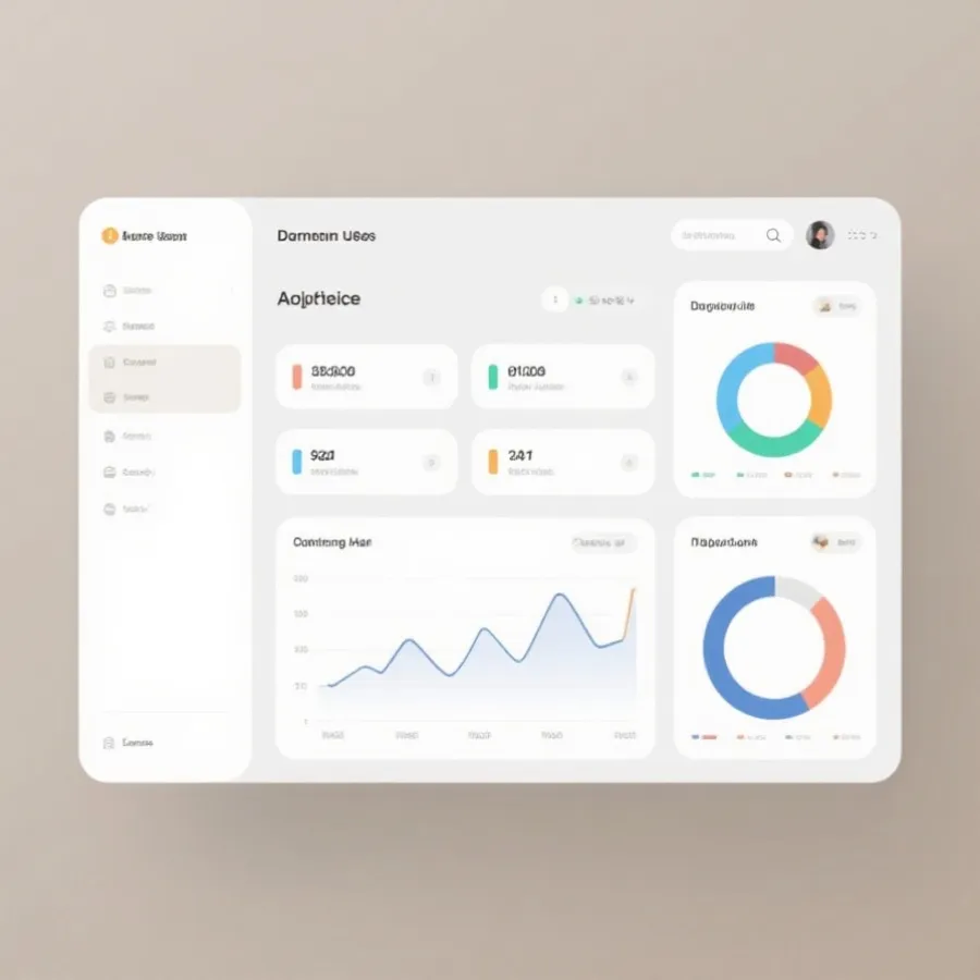 数据看板与图表示意
